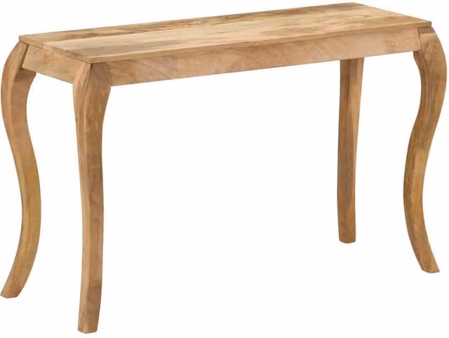 Aparador de madera de mango macizo Helloshop26 estilo vintage en color marrón y blanco