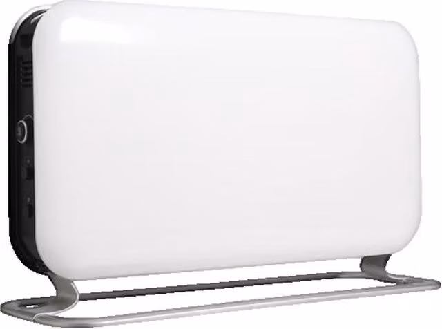 Radiador eléctrico con ventilador Mill SG2000LED de 2000W por convección de aire, blanco