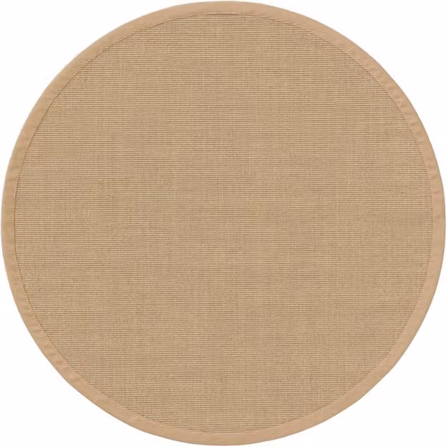 Alfombra redonda de sisal y yute Benuta en color beige, Diámetro: 150 cm
