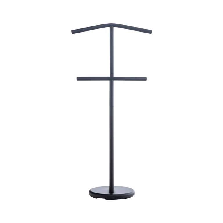 Galán de noche Raymon de metal negro mate con diseño minimalista