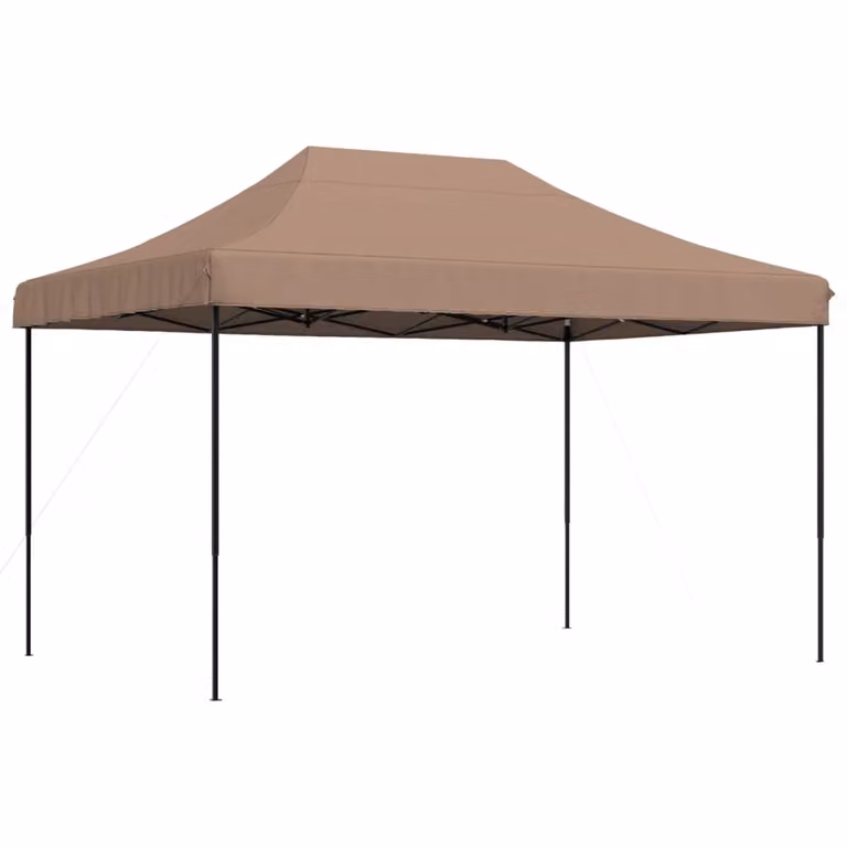 Tienda de fiesta plegable Pop-Up Syfax color marrón An/P/Al: 410 x 279 x 315 cm