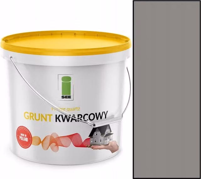 Imprimación acrílica para yeso de mosaico I SEE de color gris, de secado rápido y base agua, 15 kg