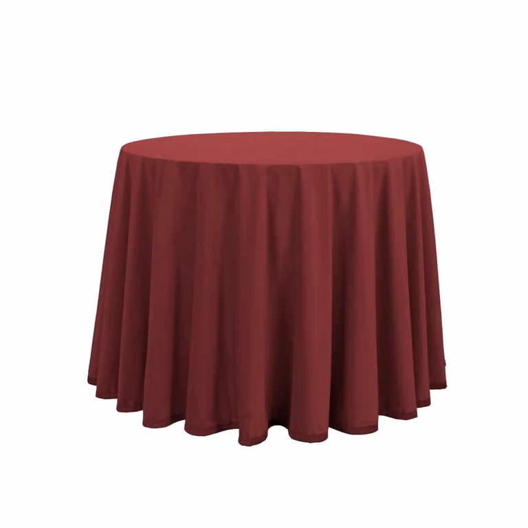 Falda de mesa camilla rectangular de terciopelo rojo Donegal Collections An/P: 70 x 120 cm