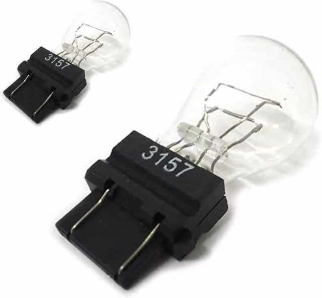 Bombillas de posición 3157 de 12V ultra luminosas Trade Shop Traesio para repuesto de coche, transparentes y multicolor