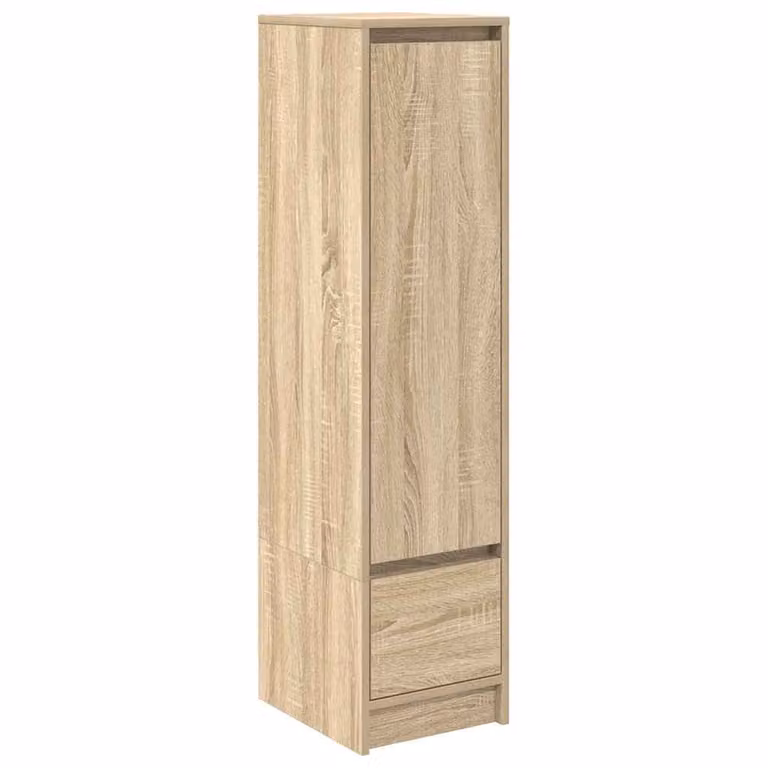Aparador alto vidaXL en roble Sonoma y madera de ingeniería, An/P/Al: 29,5 x 34 x 119,5 cm
