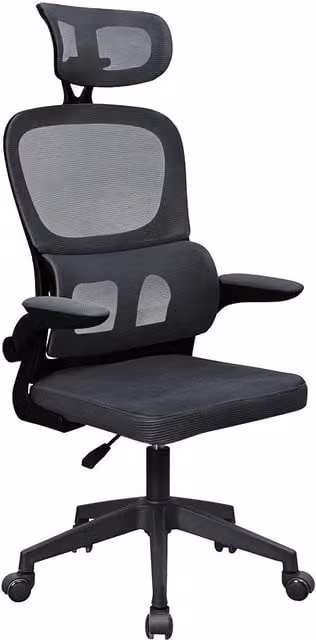 Silla gaming Mars Gaming 4T en tejido gris y negro con altura ajustable y reposacabezas
