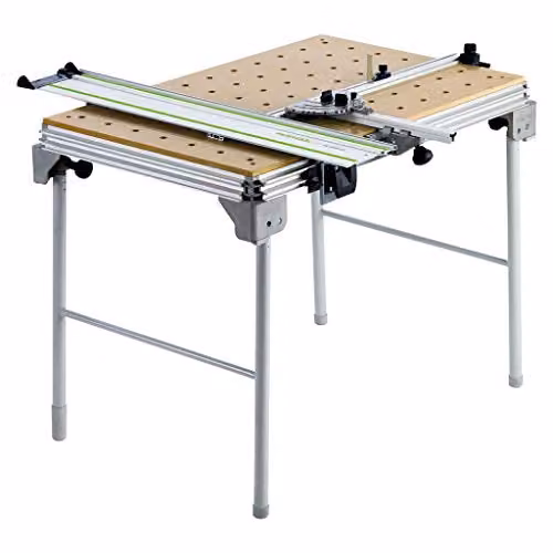 Mesa multifuncional plegable Festool MFT 3 de aluminio color beige An/P/Al: 120 x 77,3 x 90 cm