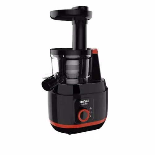Extractor de jugos lento Tefal ZC150838 de 150W con capacidad de 0,8l en color plata y negro