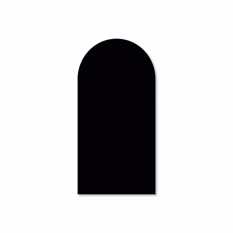 Pizarra adhesiva magnética arco DECOCHIC color negro An/P/Al: 116 x 58 cm