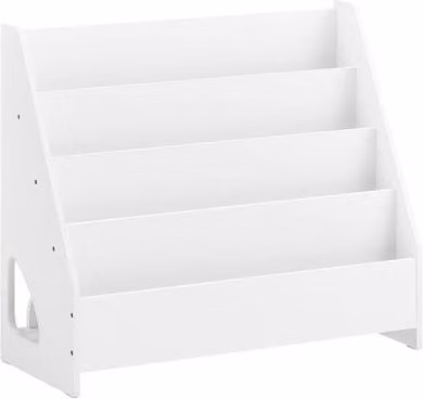 Estantería infantil Sobuy de estilo escandinavo en color blanco, An/P/Al: 70 x 30 x 60 cm