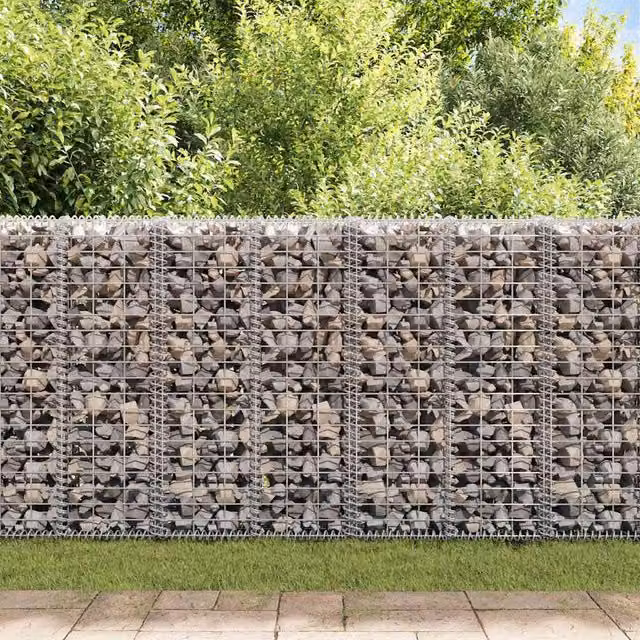 Cesta para muro de gaviones de alambre de acero galvanizado SYFAX color gris, An/P/Al: 100 x 30 x 30 cm
