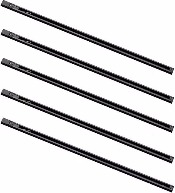 Carril monofásico Led Hispania en color negro, Al x An x L: 118 x 4,2 x 230 cm (Pack de 5 unidades)