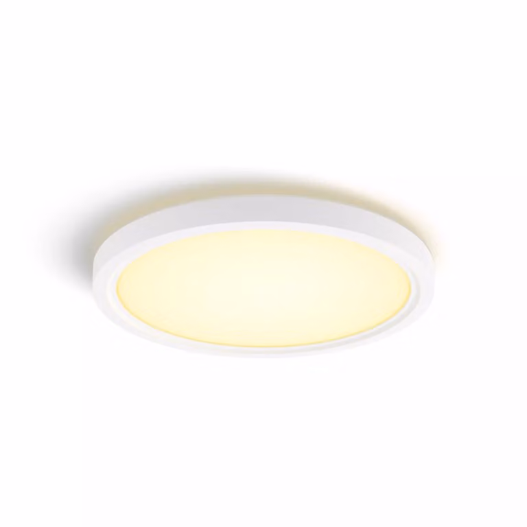 Panel de techo LED Philips Hue White Ambiance redondo de color blanco, Diámetro: 29,1 cm