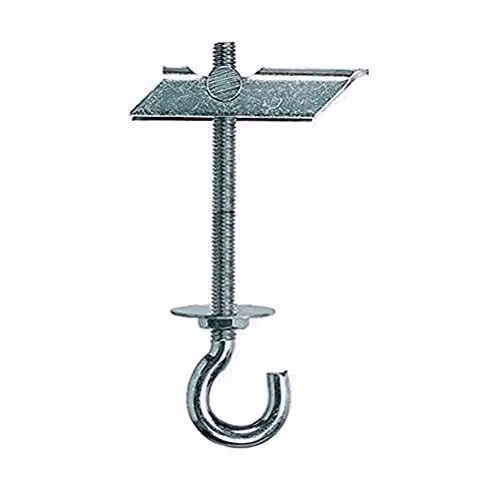 Taco vuelco Fischer KDH M8 de acero para placas de yeso y escayola, pack de 20 unidades en color gris y plata