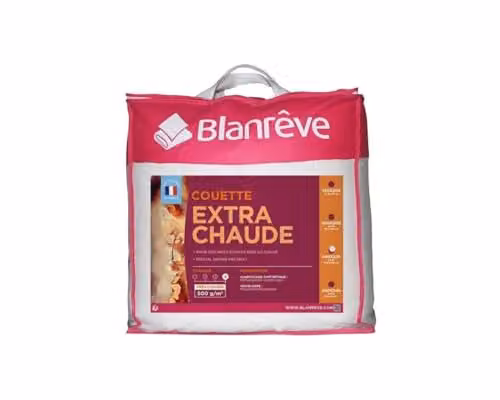 Edredón de microfibra Blanrêve extra cálido en color blanco, An/P: 220 x 240 cm