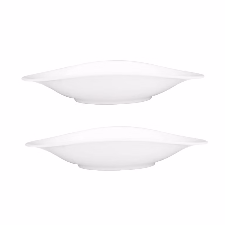 Set de 2 platos de pasta Vapiano de Villeroy & Boch en color blanco de porcelana