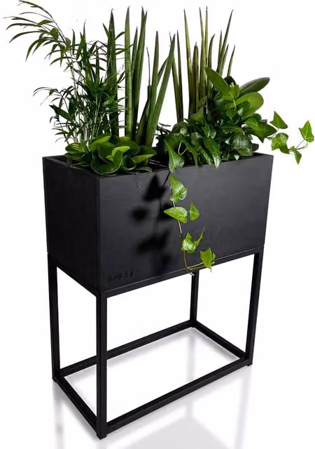 Soporte metálico para flores Loft Fiorino de Flexistyle en negro multicolor, An/P/Al: 42 x 22 x 50 cm