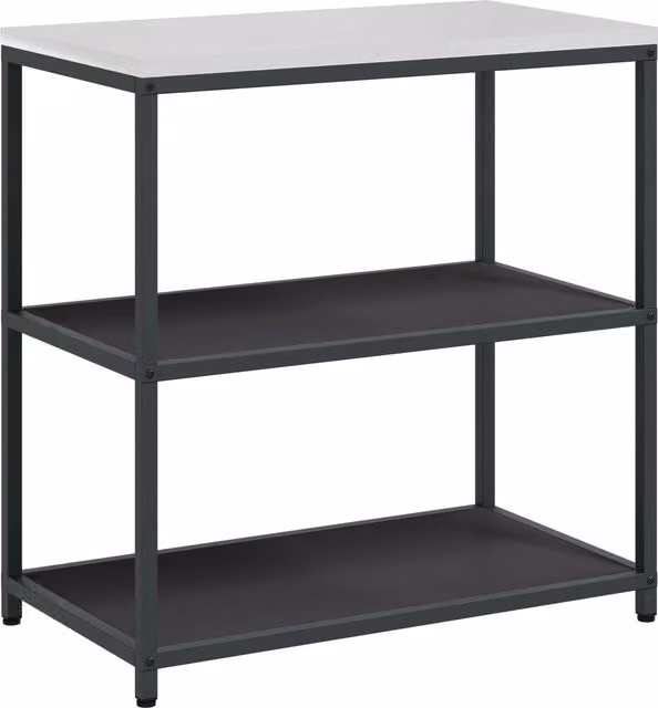 Armario de almacenamiento para cocina y jardín SYFAX en color negro mate, An/P/Al: 90 x 50 x 92 cm