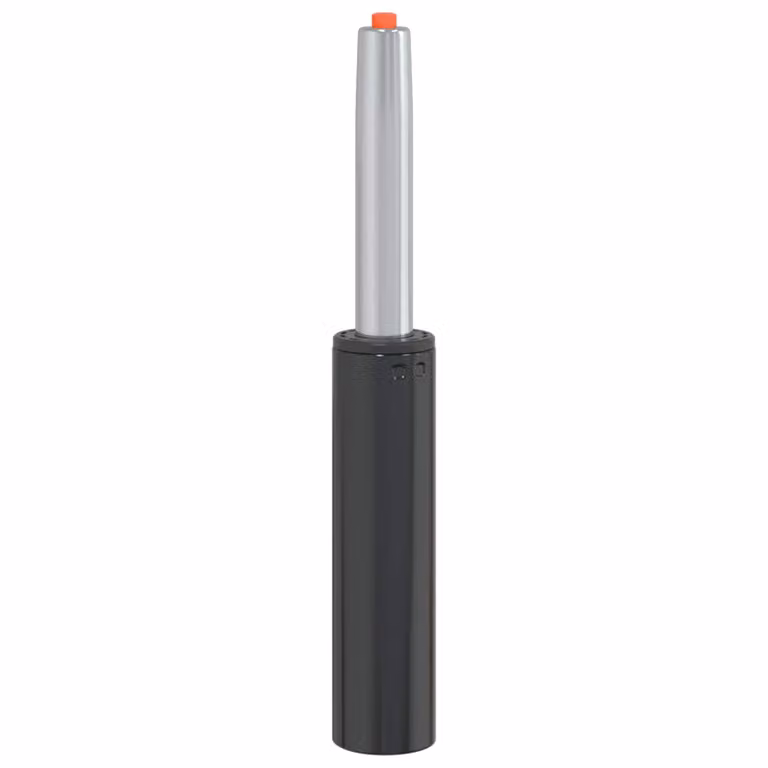 Cilindro de gas para silla de oficina vidaXL en color negro de hierro y acero (261-351 mm)