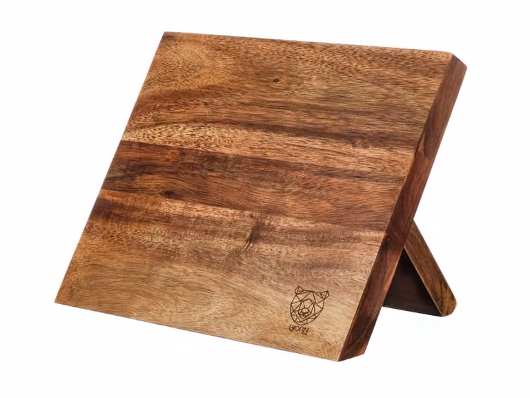 Bloque de cuchillos magnético universal Björn en madera color marrón
