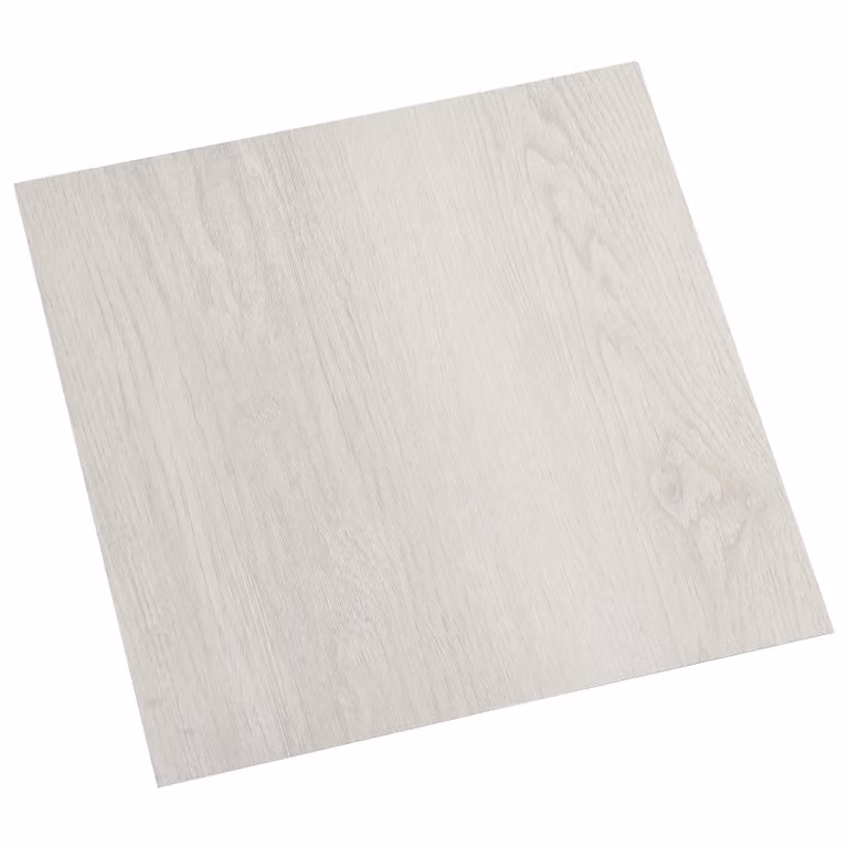 Tableros de suelo autoadhesivos vidaXL de PVC en color beige claro, diseño moderno, 5,11 m² (55 unidades)