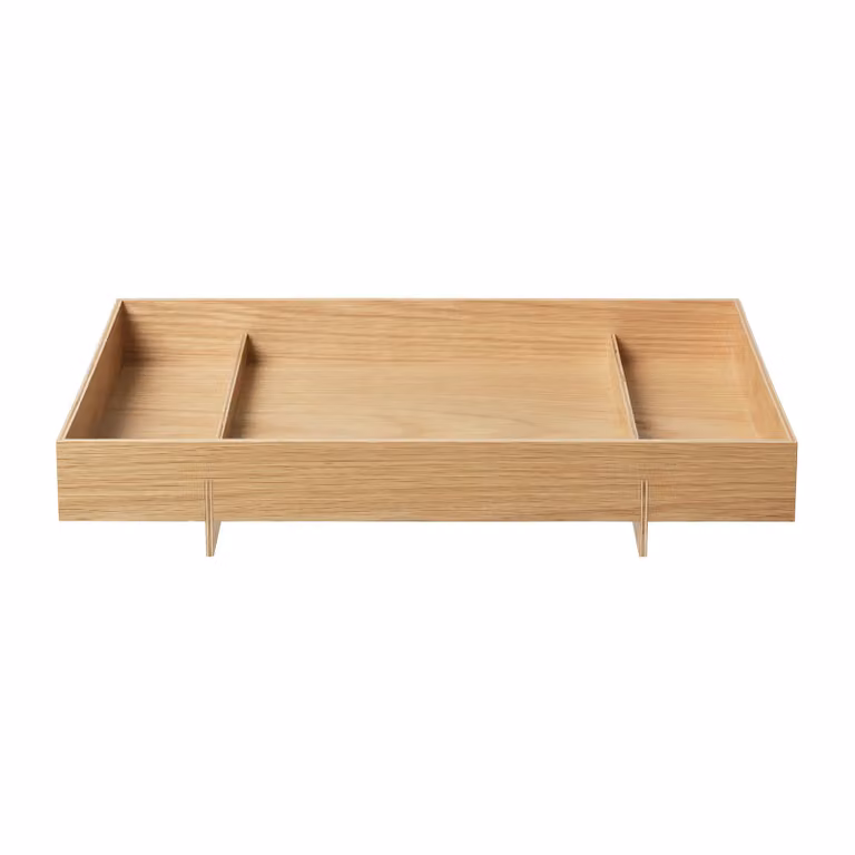 Bandeja rectangular de madera Blomus Abento en color marrón, An/P: 50 x 30 cm