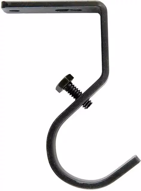 Soporte de techo Ideas Cintacor en metal negro, L x An x Al: 7,6 x 1,6 x 5,4 cm