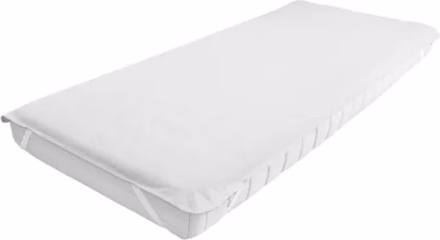 Protector de colchón Senna Home Bamboo de lyocell impermeable y transpirable, blanco, An/P: 140 x 200 cm