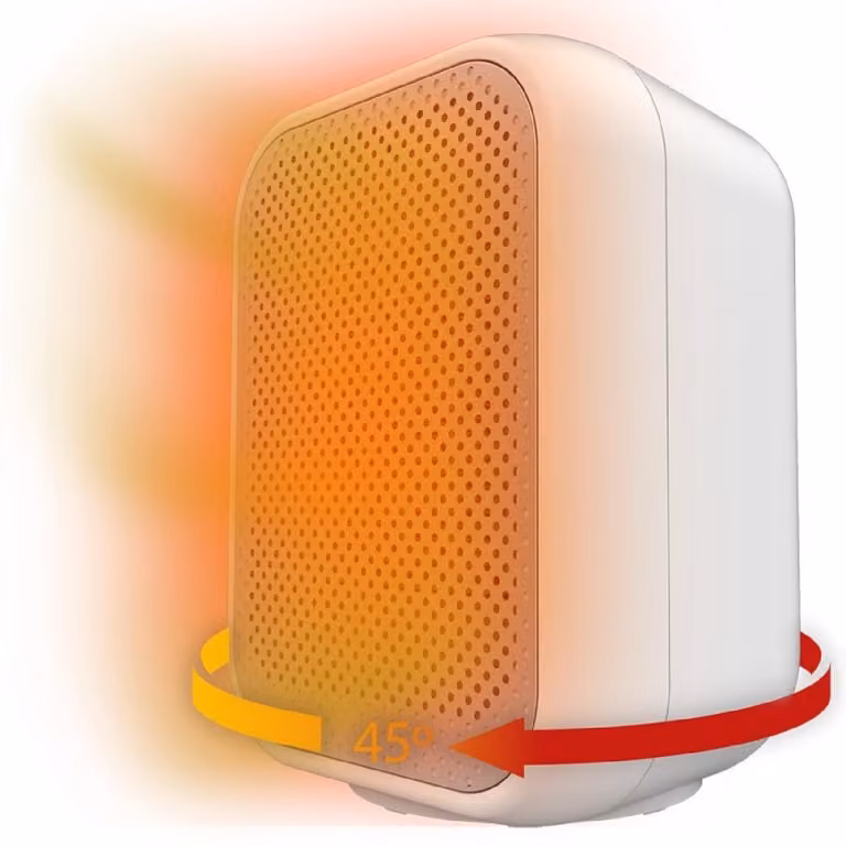 Calefactor cerámico giratorio Cecotec ReadyWarm 1500 Max color blanco