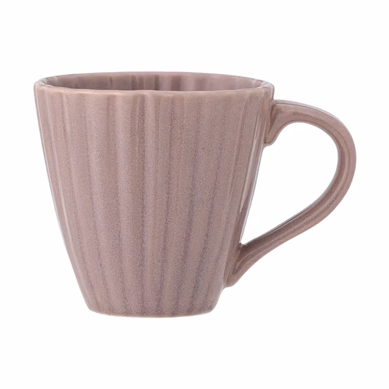 Taza de gres Bloomingville Latina en color rosa de 220 ml