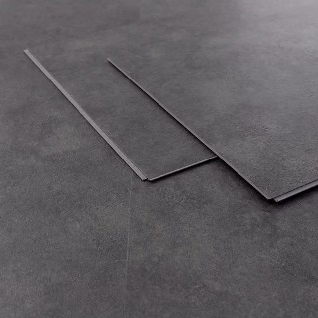 Suelo vinílico ML Design Modern Living NK34 con sistema de encaje click, 50 losetas de aspecto piedra en color gris, impermeable, 9,3 m², An/P: 61 x 30,5 cm, Grosor: 4,2 mm