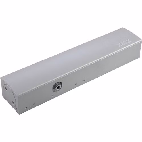 Cierrapuertas de tijera GEZE TS 4000 color plata para instalación sin marco con ancho de hoja de 1600 mm