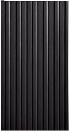 Armario de pared para baño Newport en.casa color negro con puertas de cierre suave An/P/Al: 57 x 30 x 19 cm