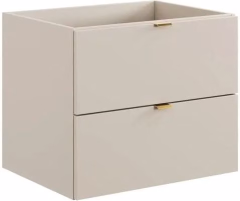 Armario de baño COMAD Dalia con frentes lisos en color beige cashmere An/P/Al: 60 x 50 cm