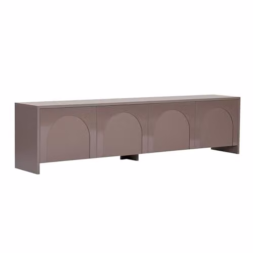 Mueble de madera marrón para la televisión Habitat et Jardin An/P/Al: 180 x 32 x 45 cm