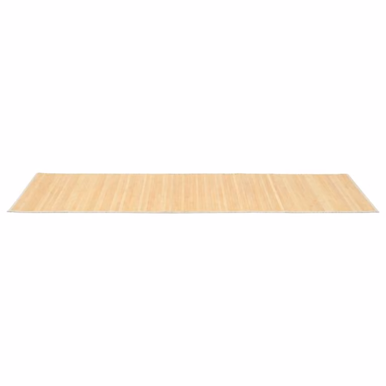 Alfombra de bambú y polipropileno vidaXL color beige, An/P: 80 x 200 cm