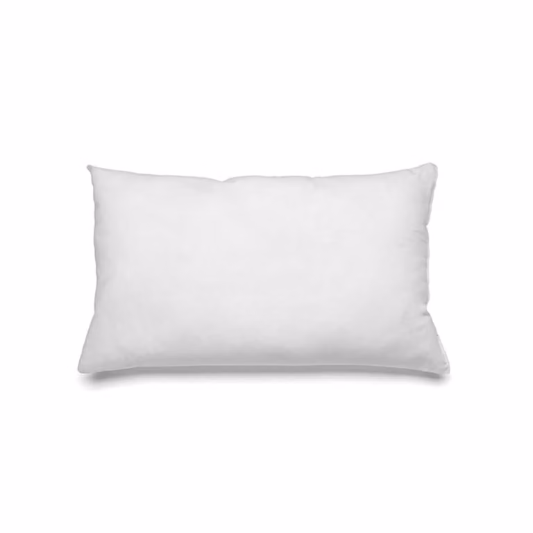 Cojín de relleno rectangular de algodón y poliéster de Bazar Bizar, color blanco, An/Al/P: 70 x 50 x 10 cm