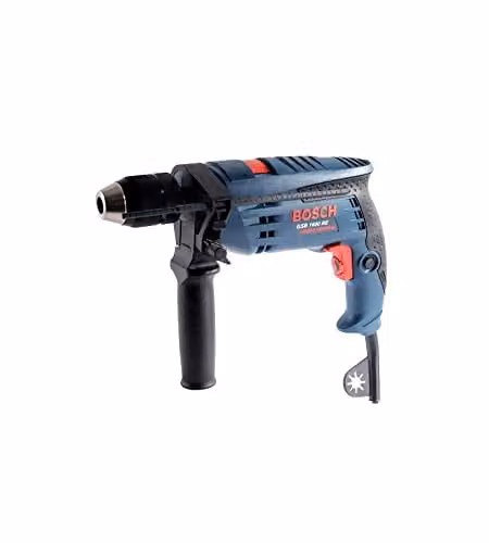 Taladro percutor Bosch GSB 1600 RE de 701 W en color azul