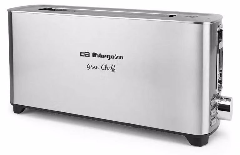 Tostadora Orbegozo TO 6030 de 2 rebanadas en acero inoxidable color silver con 1050 W