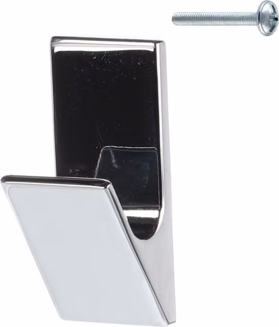 Colgador de pared Riex en metal color plata multicolor con acabado impermeable