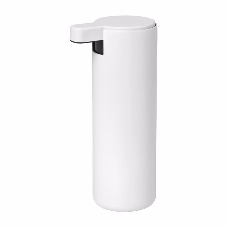 Dispensador de jabón con bomba Blomus Modo en color blanco