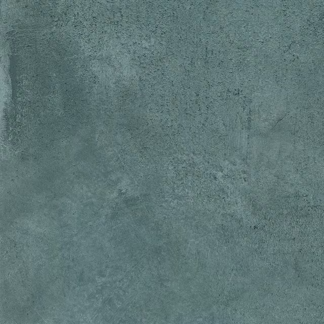 Gres porcelánico SO-TILES efecto cemento metalizado verde mate de gran formato 80 x 80 cm