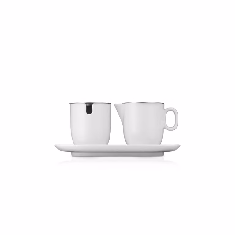 Juego de café Barista Sugar & Milk de WMF, 3 piezas, blanco