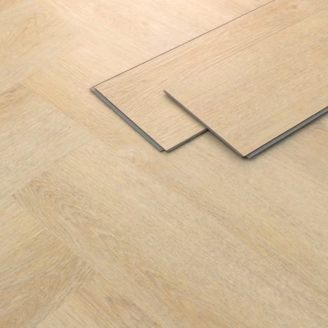 Suelo vinílico de PVC Ml-design color marrón roble natural con efecto madera y sistema de click, 7,8 m² (100 planchas de 61 x 12,8 cm, grosor 4,2 mm)