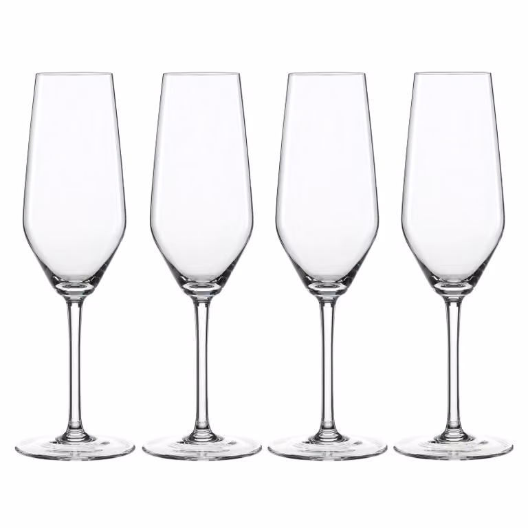Set de 4 copas de champagne Spiegelau Style de cristal transparente de 22,5 cl
