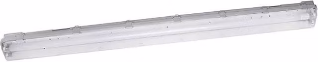 Pantalla estanca LED Ledvance Essential de 120 cm, 2x15W, IP65, luz blanca fría 4000K, color blanco