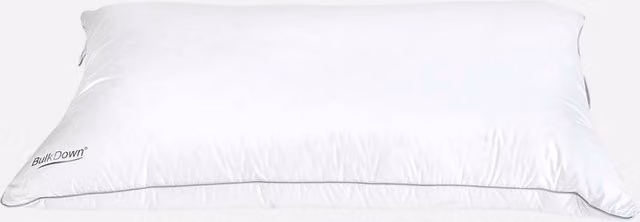 Almohada de plumón Ferdown Bulkdown con funda de Tencel y algodón, color blanco, An/P/Al: 90 x 40 x 40 cm