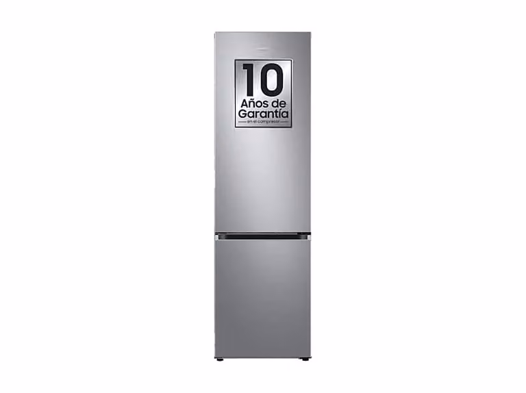 Frigorífico combi Samsung Smart RB38C605DS9/EF No Frost con WiFi y App Control, 390l, color plata acero inoxidable, Altura: 203 cm