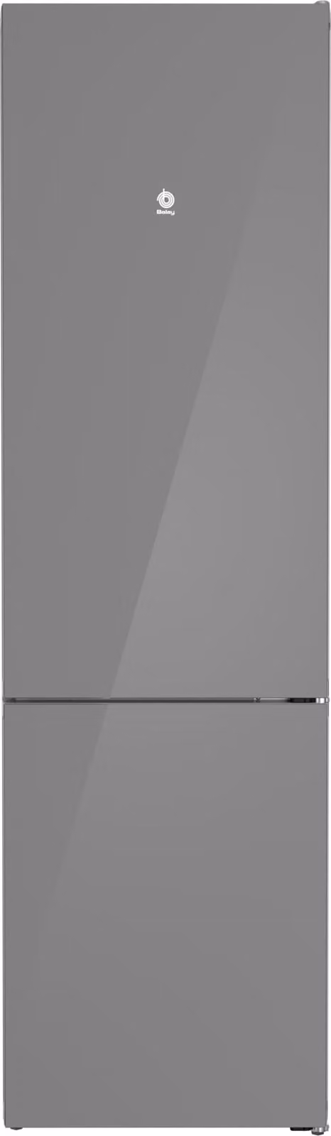 Frigorífico combinado Balay 3KFC869AI en cristal gris con Zero Degree Zone y Al/An/P: 203 x 60 x 60 cm