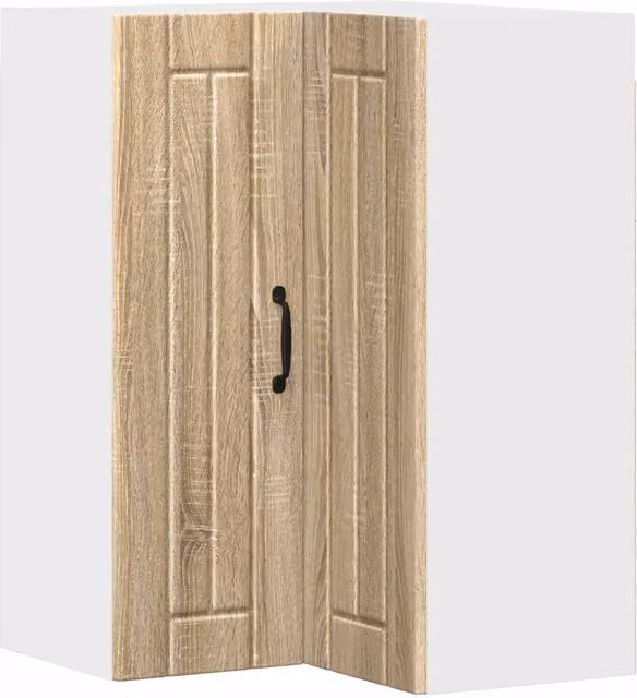 Armario de cocina moderno Helloshop26 de madera de roble en color marrón, An/P/Al: 57 x 57 x 80 cm